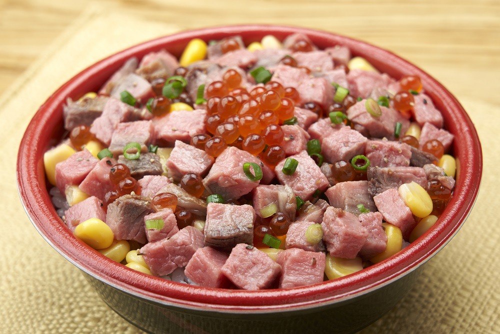 「神戸ビーフにくら丼」(¥1,500)