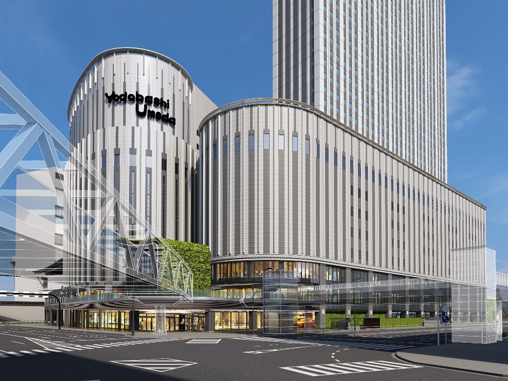 完成イメージパース(計画地北東側から)