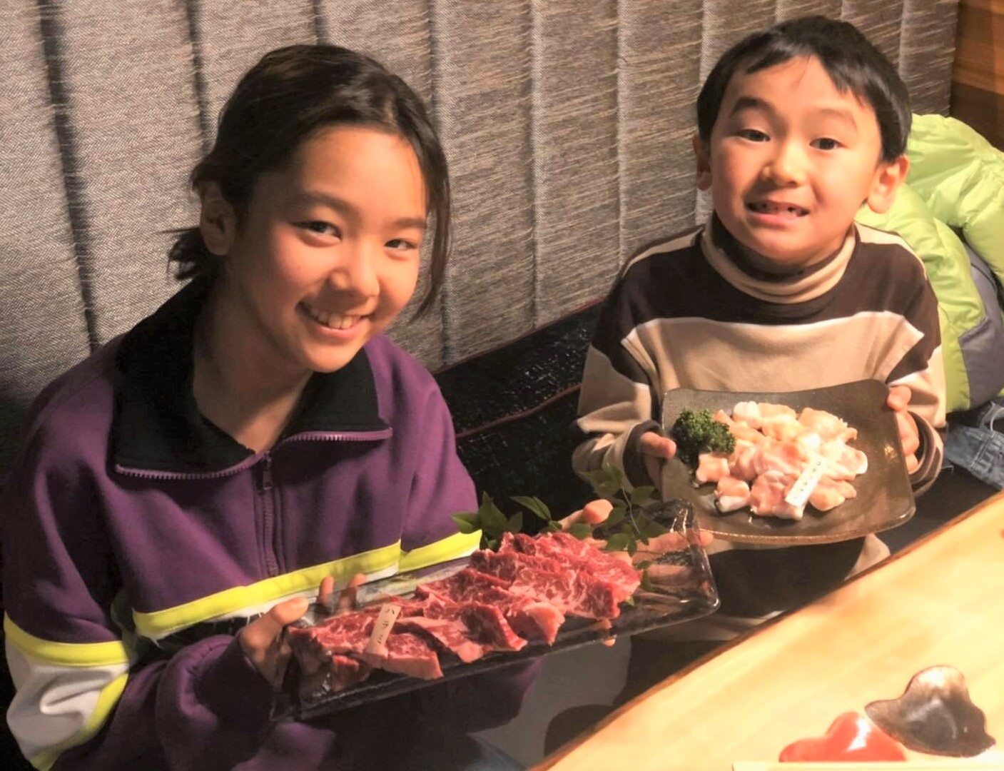 焼肉でお子様を元気づけたい