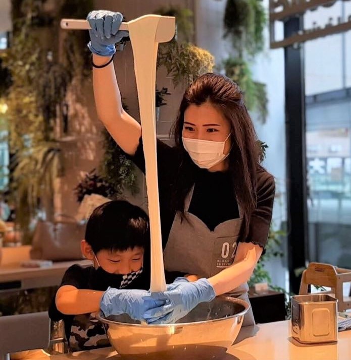 親子体験の様子