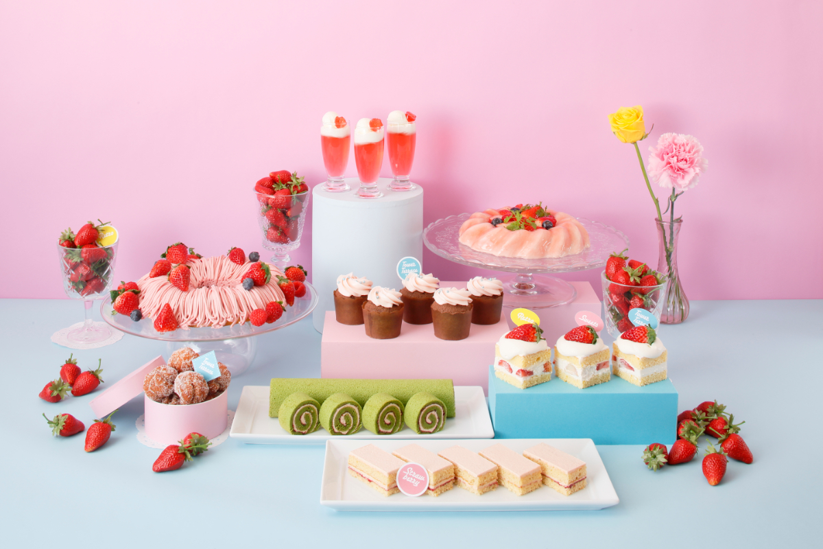懐かしくて新しい レトロかわいい いちごスイーツビュッフェ ほっとする純喫茶風セイボリーも登場 Sweets Buffet Strawberry Retro Cafe 京都タワーホテルにて21年1月23日 土 から土 日 祝限定開催 Prでっせ