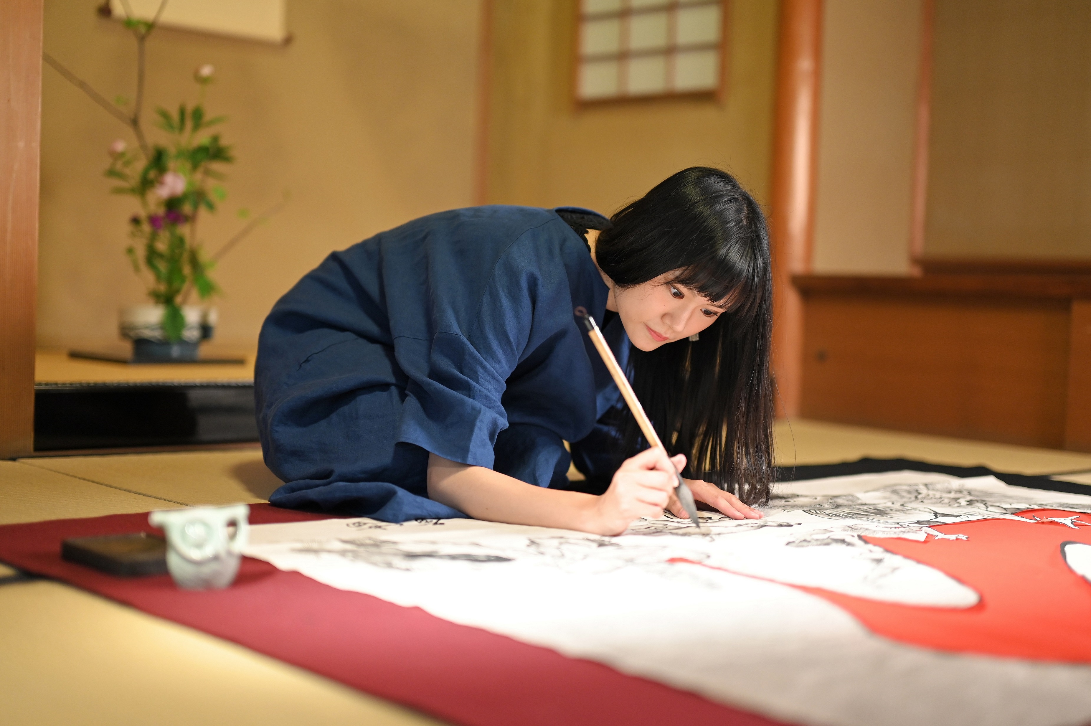 妖怪書家・逢香さん
