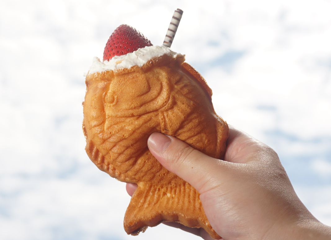 ブランド卵「龍のたまご」と発酵バターを使った「たい焼きパフェ」が