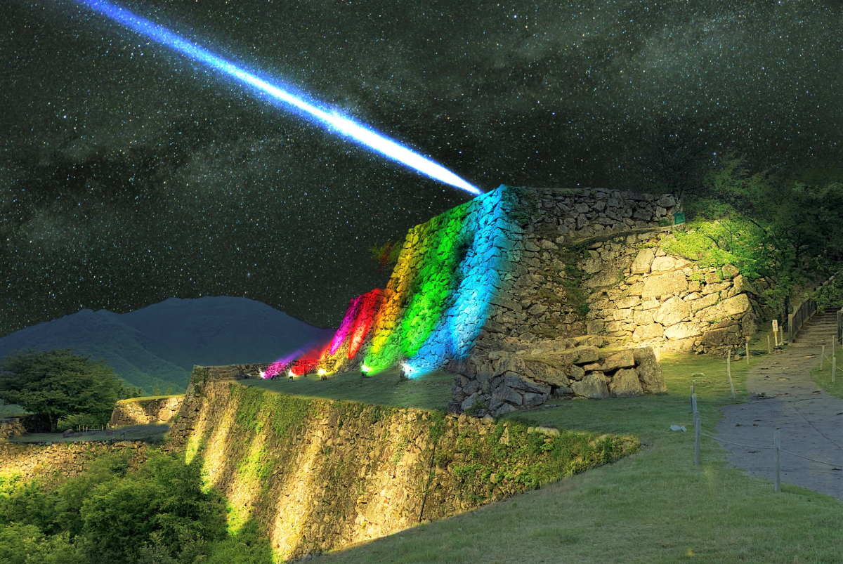 天空の城・竹田城」から全国へ、未来を照らす希望の光を放ちます