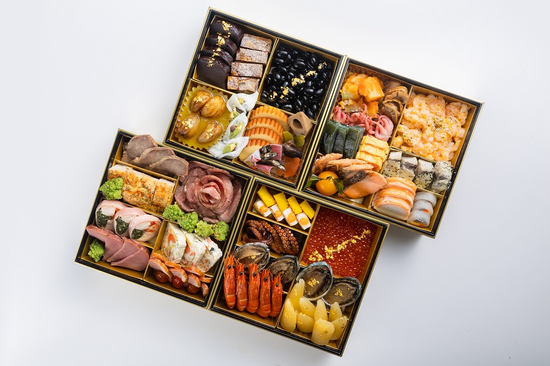 ふるさと納税 おせち 大阪府 泉大津市 グローフーズ 個食おせち一段重「藤花」冷凍 北海道・沖縄・離島への配送不可 2024年12月30日（午前中）にお届け グローフーズ 特大和洋おせち二段重「恵」冷凍 \u203b北海道・沖縄・離島へ