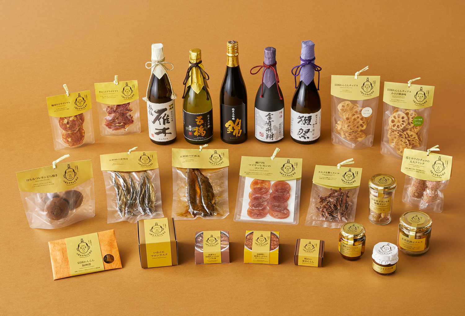 ちょんまげ出品になります！ 大阪初の販売】山口・岩国の日本酒に合わせてちょんまげ！ 岩国特産品