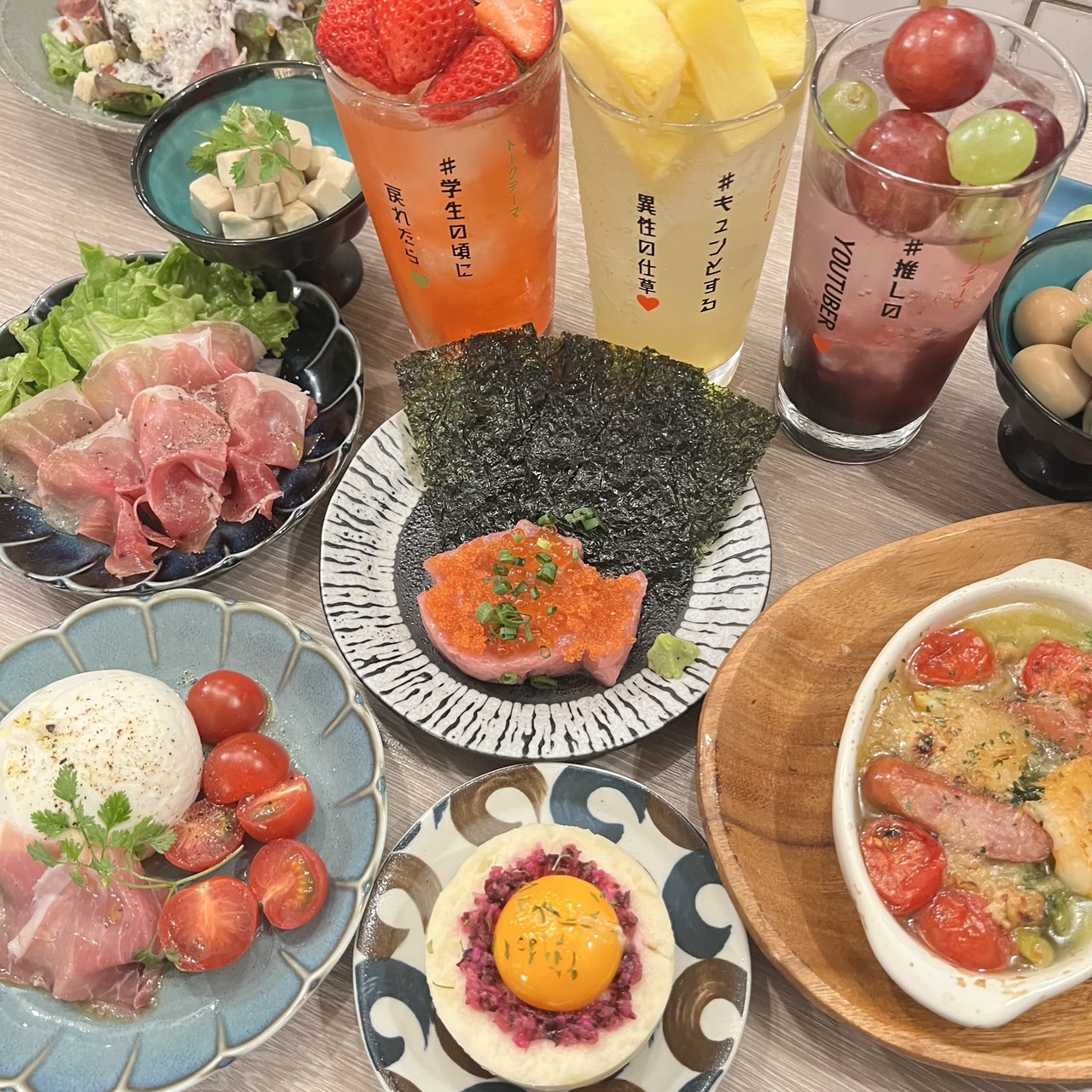 “映える”メニューやドリンク