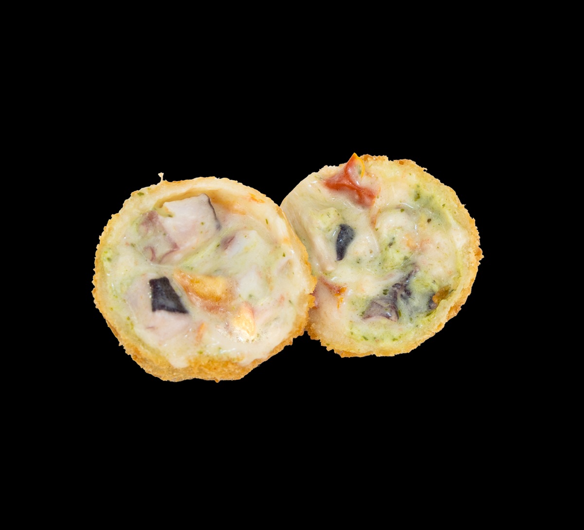 タコとバジルのクリームコロッケ