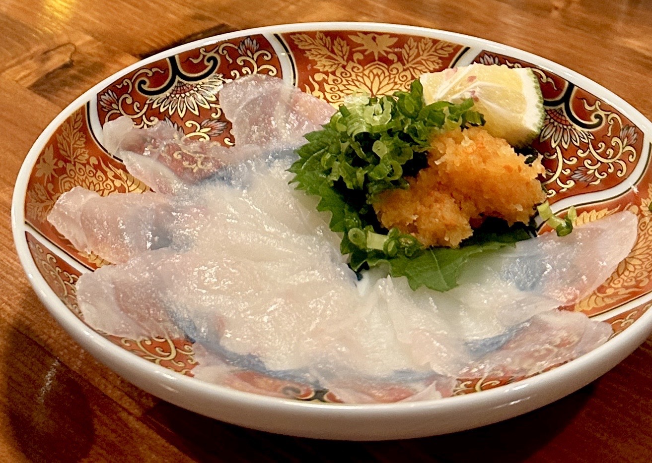 8切れがのる「てっさ 一枚」