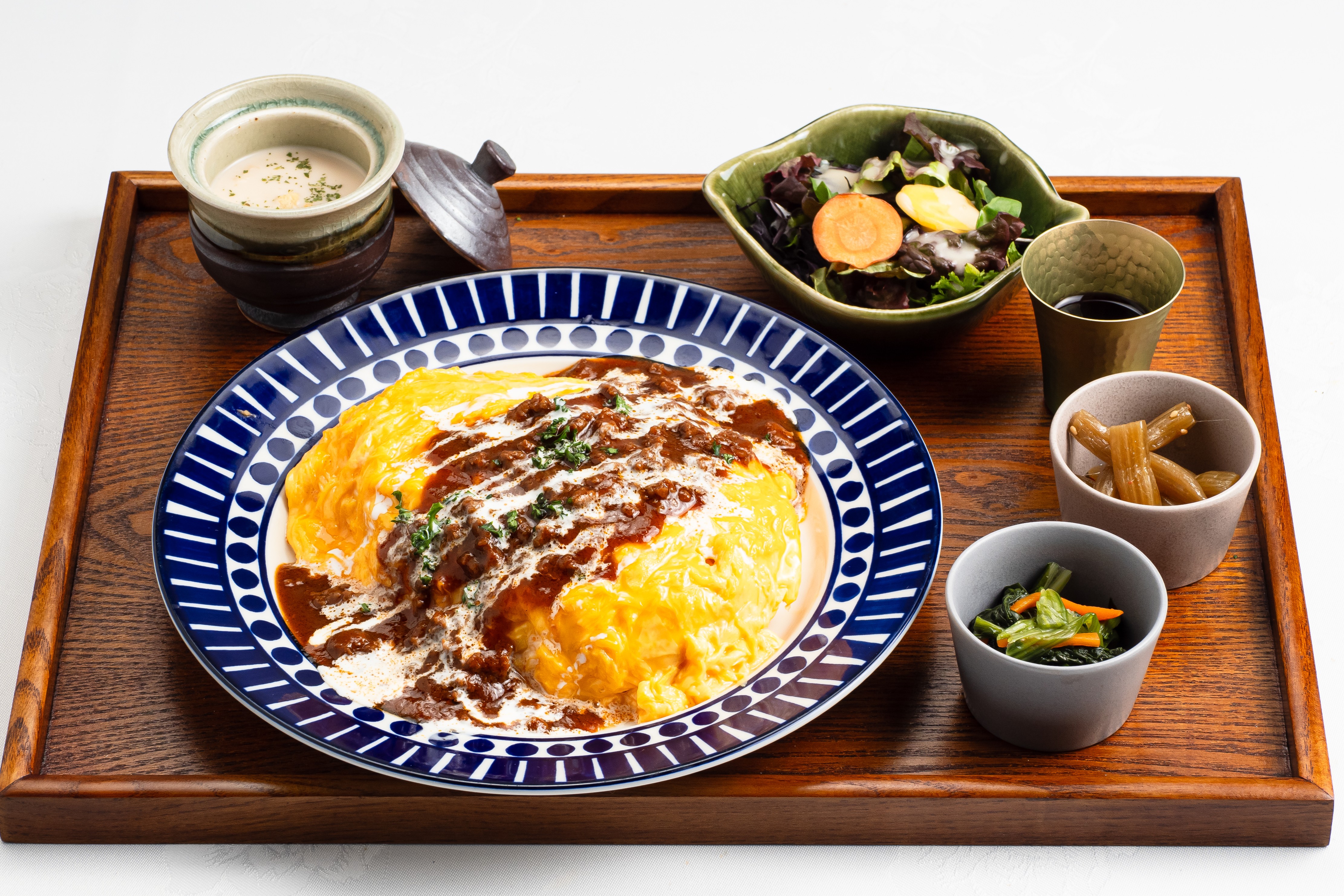 味噌オムライスプレート