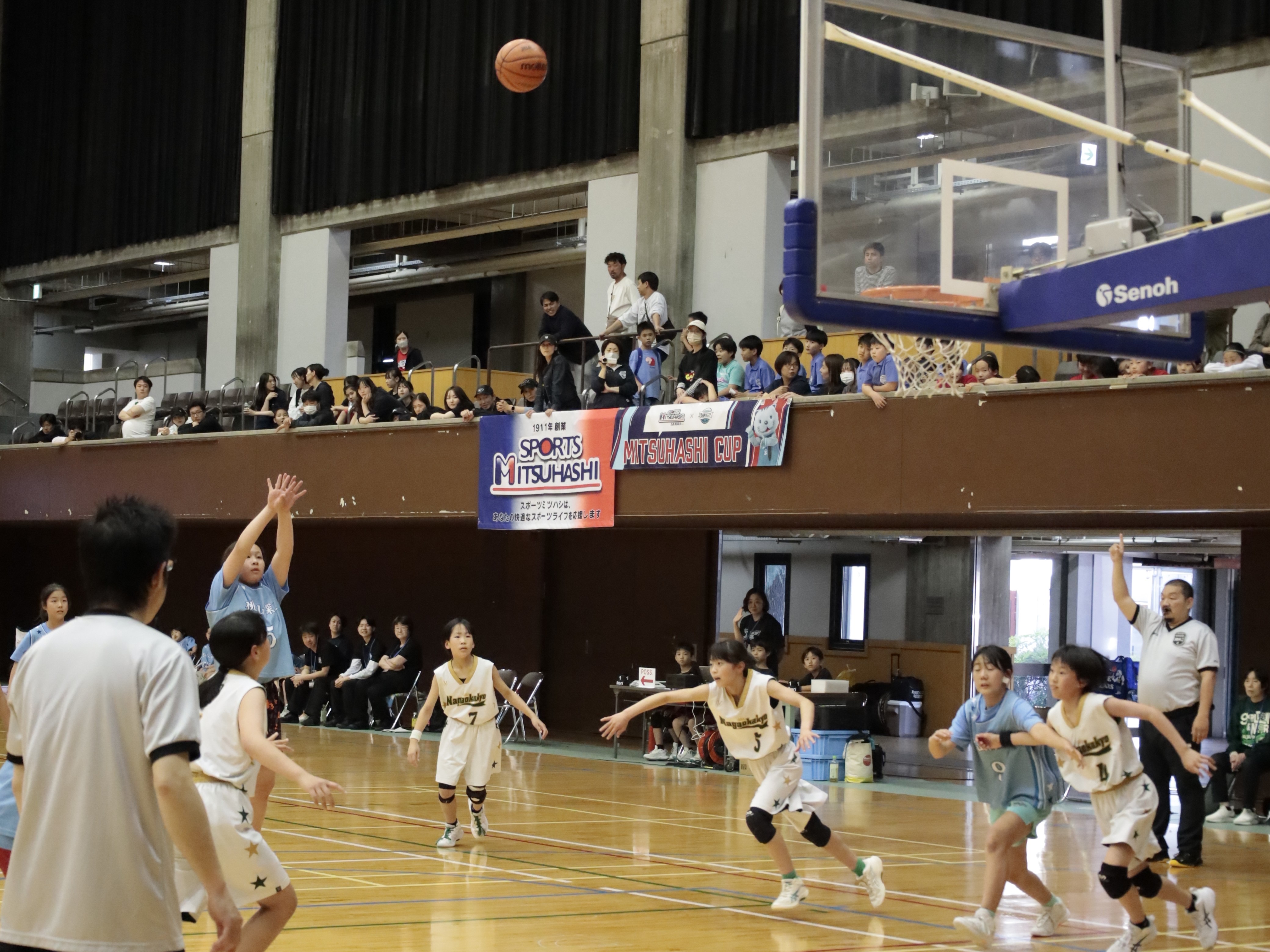 スポーツ館ミツハシが冠スポンサーの小学生バスケットボール大会