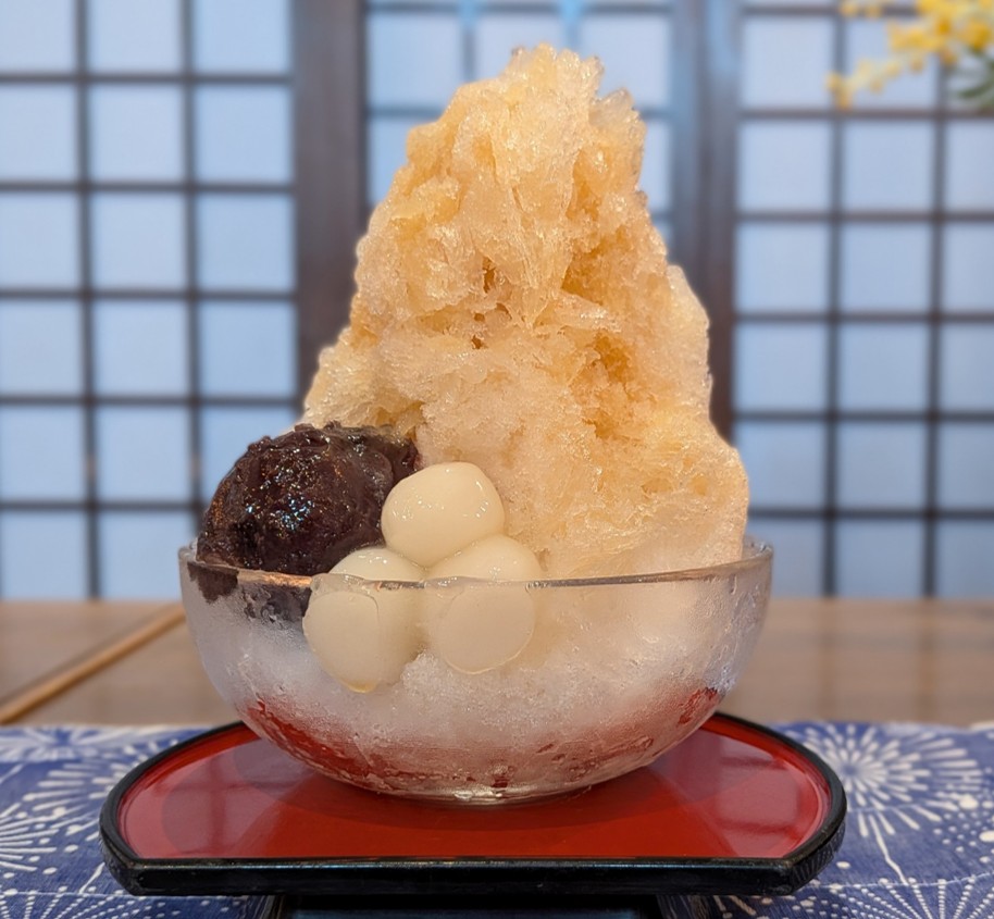 みりん蜜と味噌シロップの発酵ふわふわかき氷