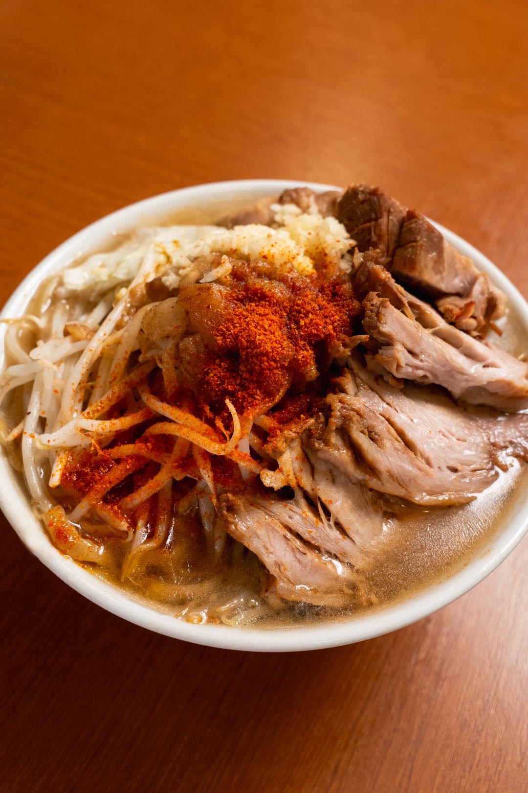 豚増しのラーメン
